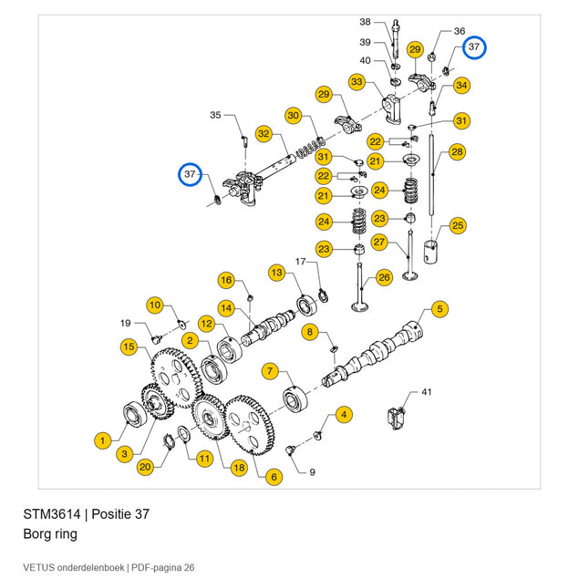 Borg ring - Vetus - STM3614