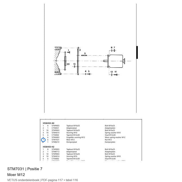 Moer M12 - Vetus - STM7031