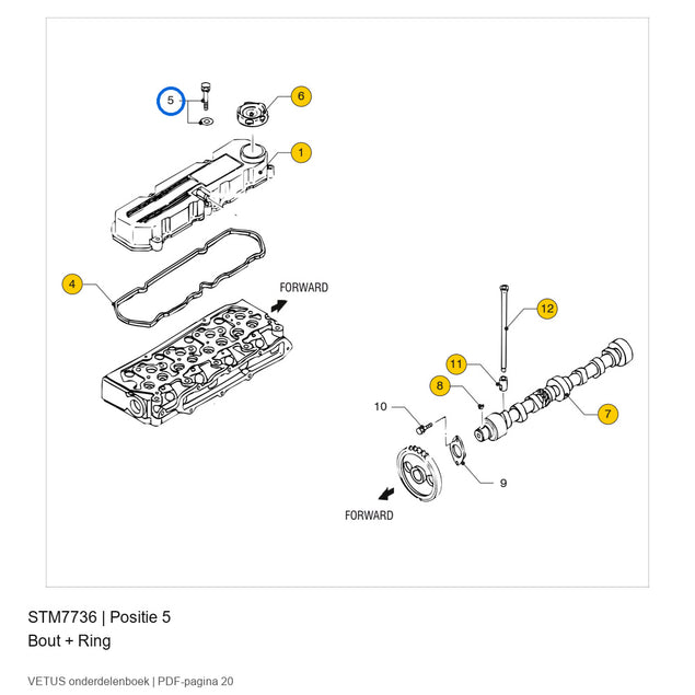 Bout + Ring - Vetus - STM7736