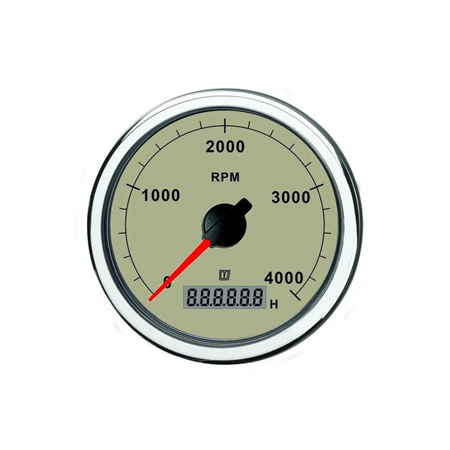 Toeren/urenteller, beige, 0-4000 rpm - Vetus - TACHN4000