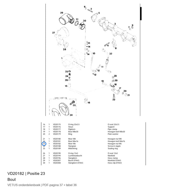 Bout - Vetus - VD20182