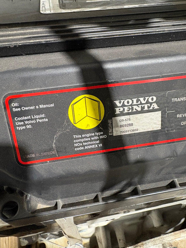 Volvo Penta D9-575 - Demontage motor
