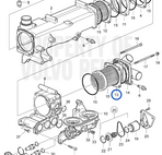Inserto radiatore olio Volvo Penta D4/D6 - 40005784