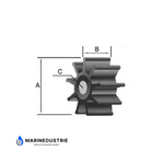 Impeller Volvo: 875593, 877061, 801277, 21951356, 825941, 3841697 Yanmar: 123325-42020, 127610- 42200, 120650-42310.