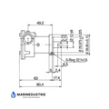 Impellerpomp Volvo Penta MD1 MD2 MD6 MD7 MD11 - 833883 858065