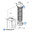 O-Ring Volvo Penta - 3838336 montage