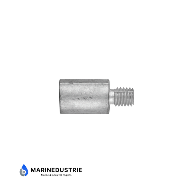 Yanmar potloodanode Ø15 L20 zink+messing – 120650-18540