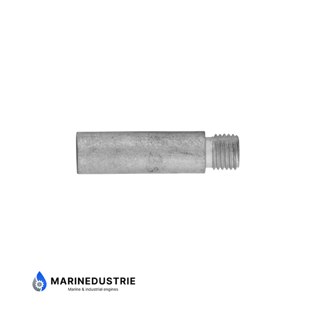 Yanmar potloodanode Ø12.7 L38 zink+messing – 119574-44150