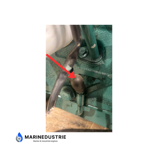 Rubber dop / hoes Volvo Penta - 1276516 montage plaats