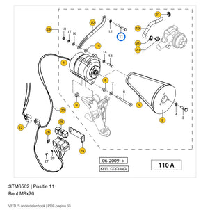Bout M8x70 - Vetus - STM6562