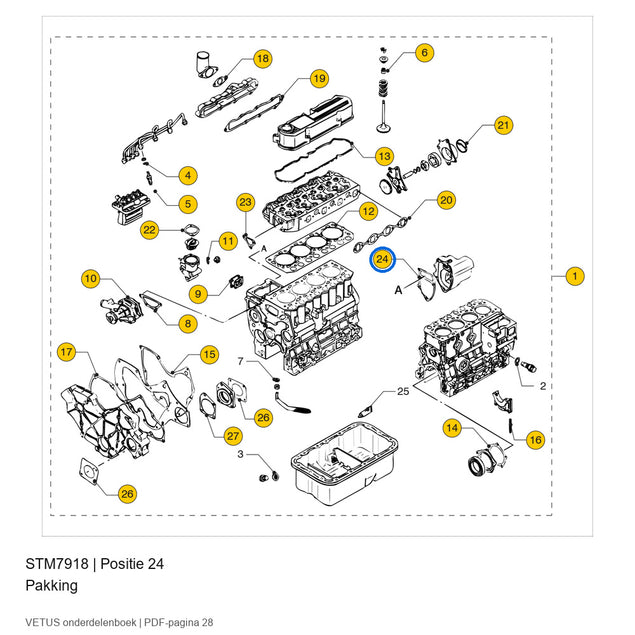 Pakking - Vetus - STM7918