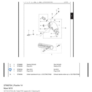 Moer M10 SW16 - Vetus - STM8764