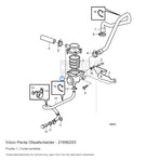 Volvo Penta olieafscheider 21690243, positie 1 in de onderdelentekening