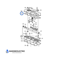 Volvo Penta D1-20 Kleppendekselpakking tekening - 3812131