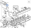 Inlaatbocht Volvo Penta D4 D6 - 3812945